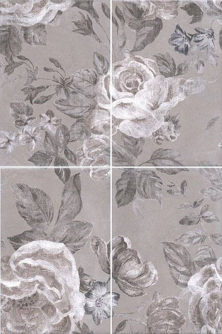 Kerama Marazzi Панно Александрия серый (из 4-х плиток) 40x60 / Основное большое изображение
