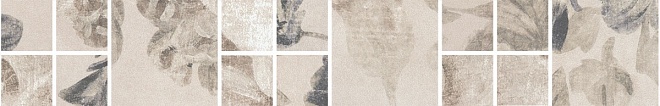 Kerama Marazzi Бордюр Александрия светлый мозаичный 4,8x30 / Основное большое изображение