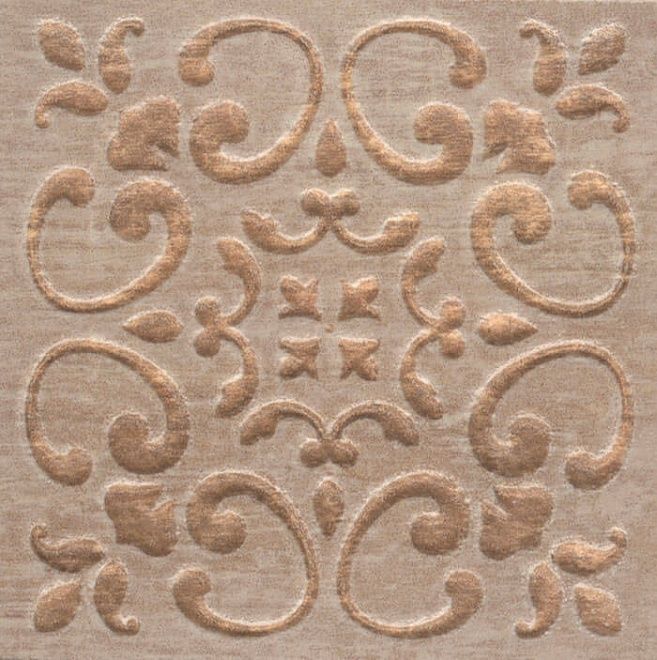 Kerama Marazzi Декор Браш Вуд Вставка беж 481 9,9x9,9 / Основное большое изображение