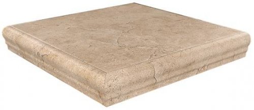 Ступень Фаральони песочный угловая 34x34