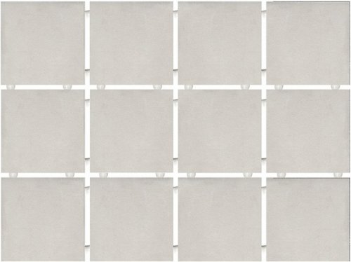 Керамогранит Амальфи серый светлый (из 12 плиток) 9,8x9,8