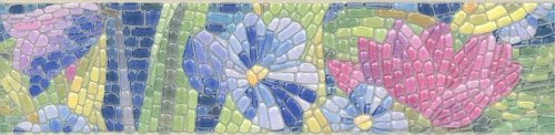 Бордюр Сад Моне короткий лаппатированный 7,2x30