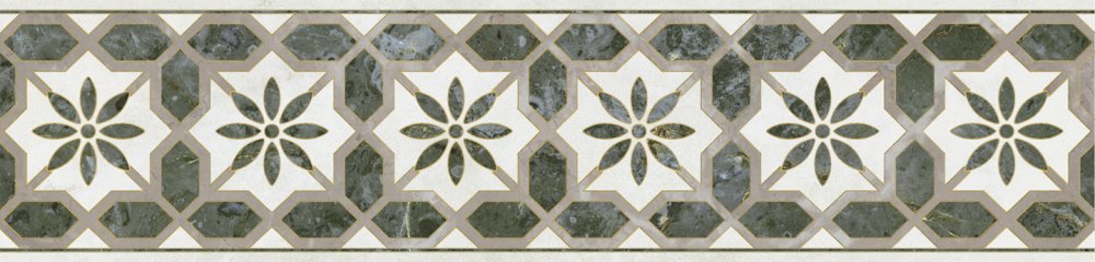 Kerama Marazzi Бордюр Серенада 6 глянцевый обрезной 7,2x30 / Основное большое изображение