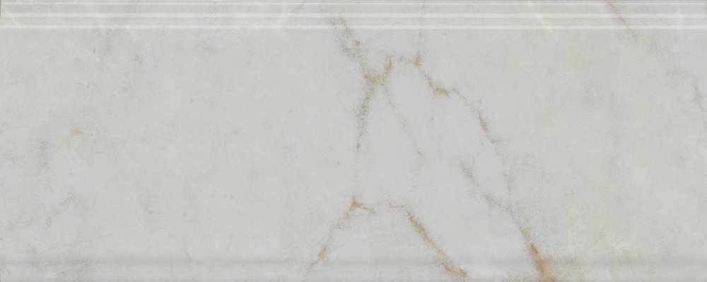 Kerama Marazzi Бордюр Серенада белый глянцевый обрезной 12x30 / Основное большое изображение