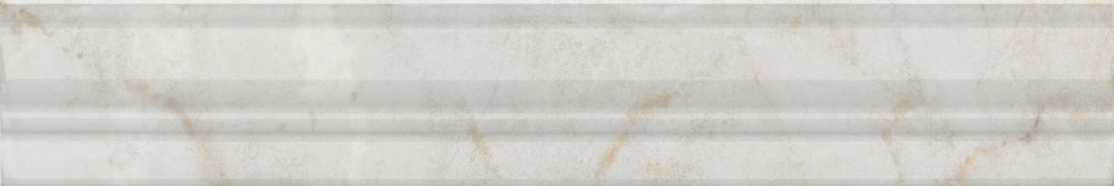 Kerama Marazzi Бордюр Серенада белый глянцевый обрезной 5x30 / Основное большое изображение
