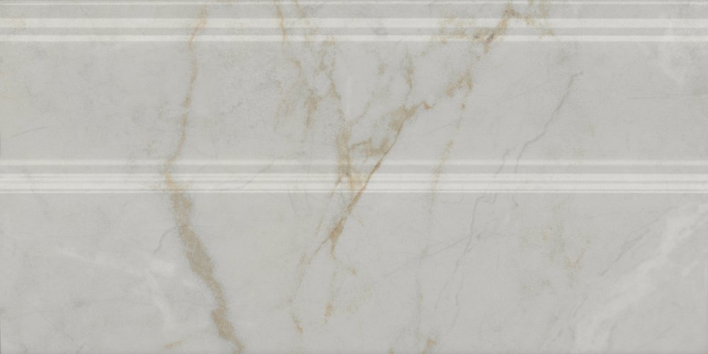 Kerama Marazzi Плинтус Серенада белый глянцевый обрезной 15x30 / Основное большое изображение