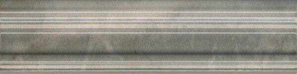 Kerama Marazzi Бордюр Стеллине багет серый 5x20 / Основное большое изображение