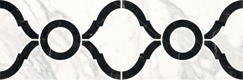 Бордюр Фрагонар наборный белый 9,9x30