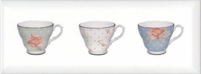 Kerama Marazzi STG/A274/15036 Веджвуд Чашки белый грань декор / Основное большое изображение