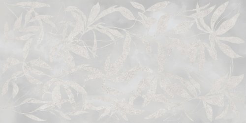 60x120 АртВолл Цветы Серый Матовый Ректификат