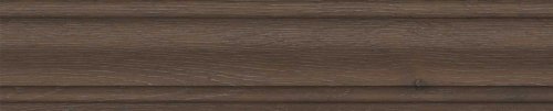 Плинтус Тровазо коричневый тёмный матовый 39,8x8x1,55