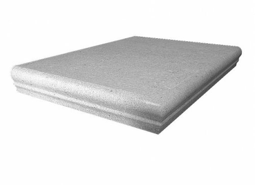 Ступень угловая Аллея серый светлый  30x30x0,8