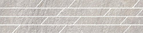 Бордюр Гренель серый мозаичный 46,8x9,8x0,9