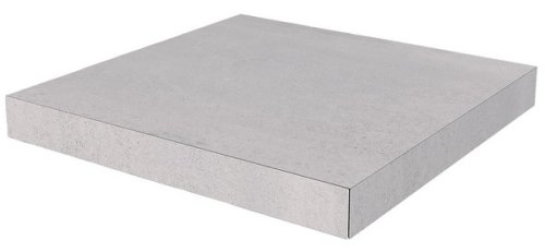 Ступень угловая клееная Про Матрикс серый светлый 33x33x0,9