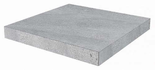Ступень угловая клееная Про Матрикс серый 33x33x0,9