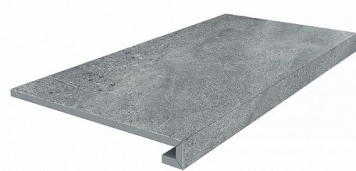 Ступень клееная Про Матрикс серый темный обрезной 33x60x0,9