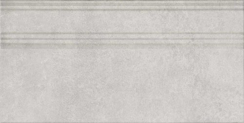 Плинтус Догана серый светлый матовый обрезной 20x40x1,6