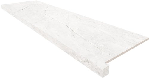 Подоконник угловой NL00 33х120 непол. с боковым выступом (правый)