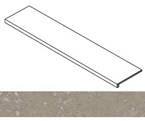Atlas Concorde Russia Ступень Rinascente Fusion Agglomerate Dark фронтальная 33x120 / Основное большое изображение