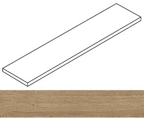 Atlas Concorde Russia Ступень Fusion Oak Golden угловая левая 33x120 / Основное большое изображение