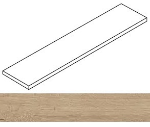 Atlas Concorde Russia Ступень Fusion Oak Natural угловая левая 33x120 / Основное большое изображение