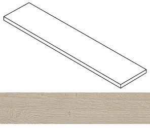 Atlas Concorde Russia Ступень Fusion Oak Pure угловая правая 33x120 / Основное большое изображение
