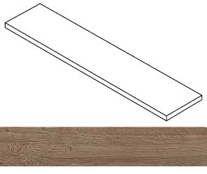 Atlas Concorde Russia Ступень Fusion Oak Rustic угловая правая 33x120 / Основное большое изображение