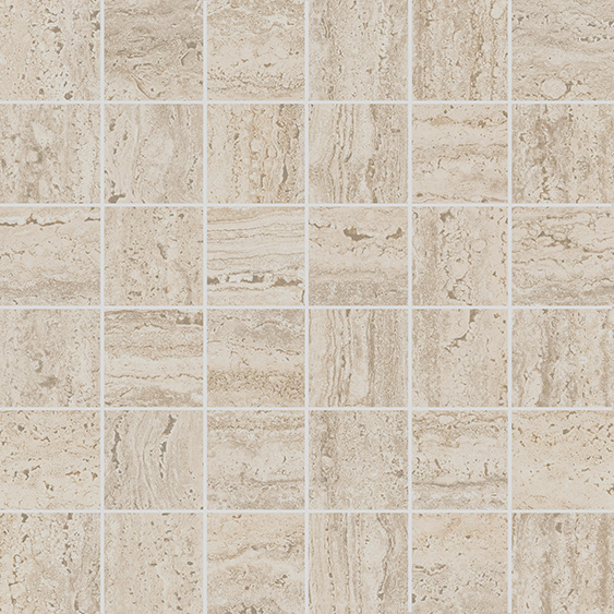 Kerama Marazzi KMD2MSA008GR Про Травертин декор мозаичный бежевый светлый матовый обрезной 30x30x0,9 керамогранит / Основное большое изображение